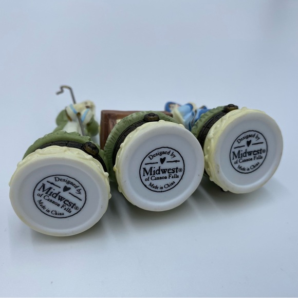 Set of 3 Midwest Of Cannon Falls Baby Jesus Nativity Scene Hinged Trinket Boxes - Picture 8 of 10